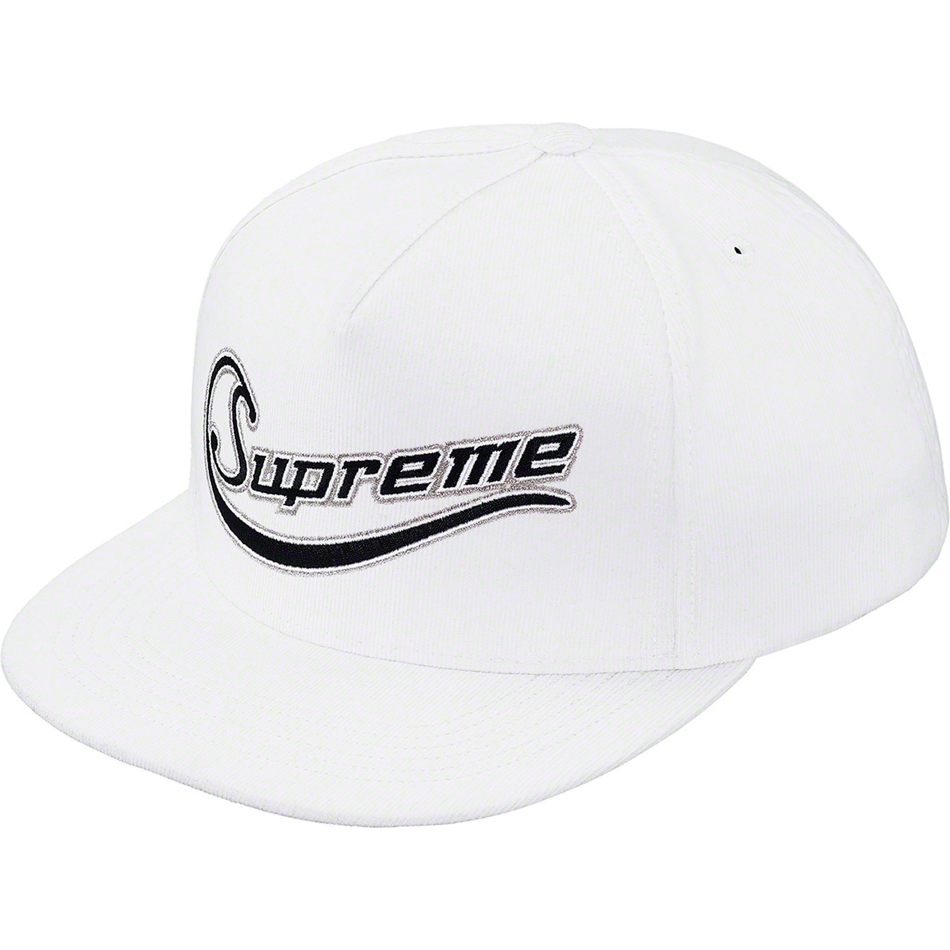 Metallic Logo Corduroy 5-Panel view 4
